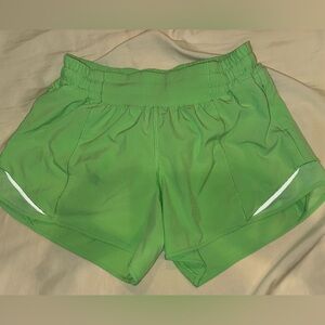 Lulu hotty hot lime green shorts